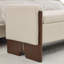 Banc de rangement pour chambre à coucher l 51 po avec pieds brossés en bois massif rétro-1051925942-1051925947
