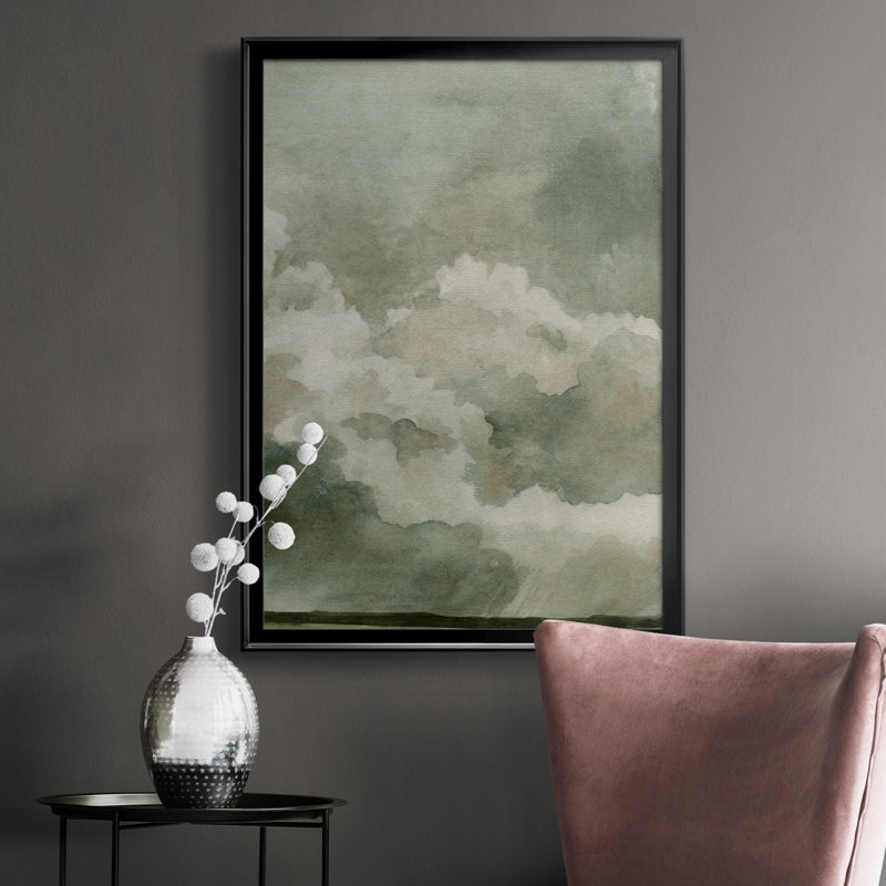 «Coming Rain II», reproduction d'art sur toile, Noir, H 24,5 po x l 18,5 po x P 1 po
