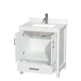 Sheffield 30" Freestanding Single Bathroom Vanity with Quartz Top