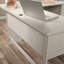 Bureau transitionnel en L avec tiroir classeur (tabourets non inclus)