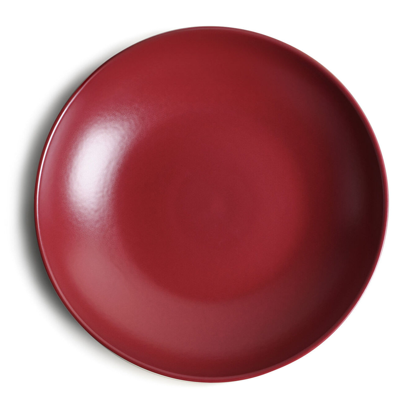 Year & Day Ceramic Low Serving Bowl, Plum