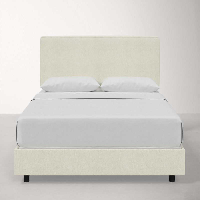 Marquise Upholstered Standard Bed, Queen, Milsap Canvas Sustain® Tweed