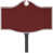 Rouge brique / Argent