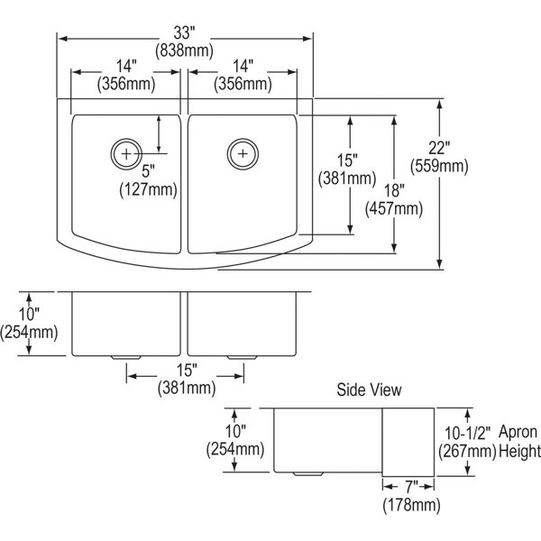 Dimensions du produit