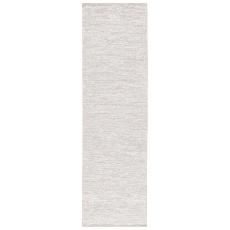 Joeziah Handtufted Recycled Cotton & Viscose Rug in Beige, Runner 2'3" x 8'