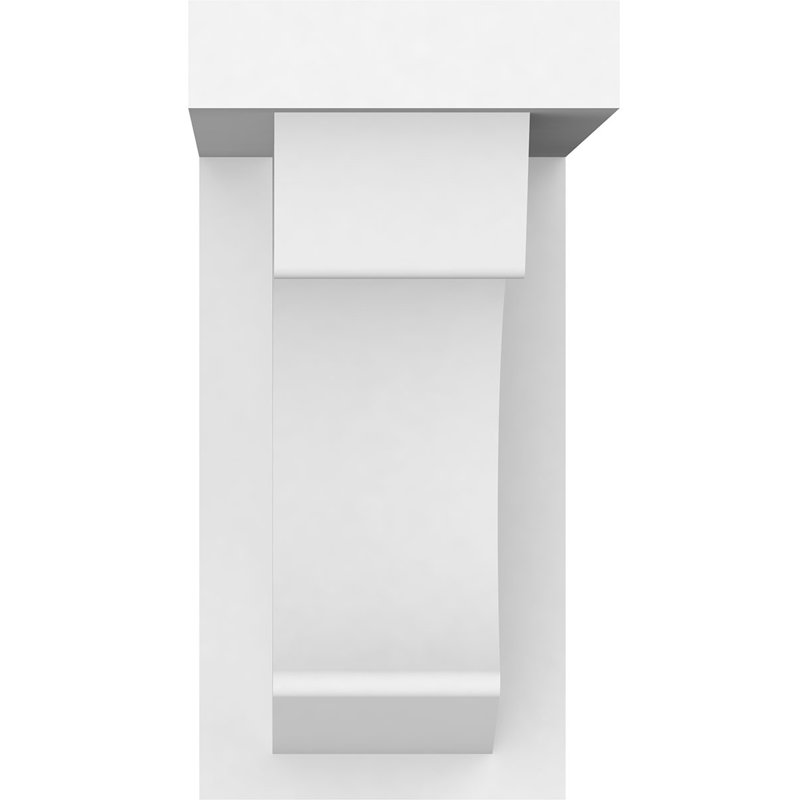 5"W x 10"D x 10"H Standard Emerson Architectural Grade PVC Bracket, 10" H x 5" W x 10" D