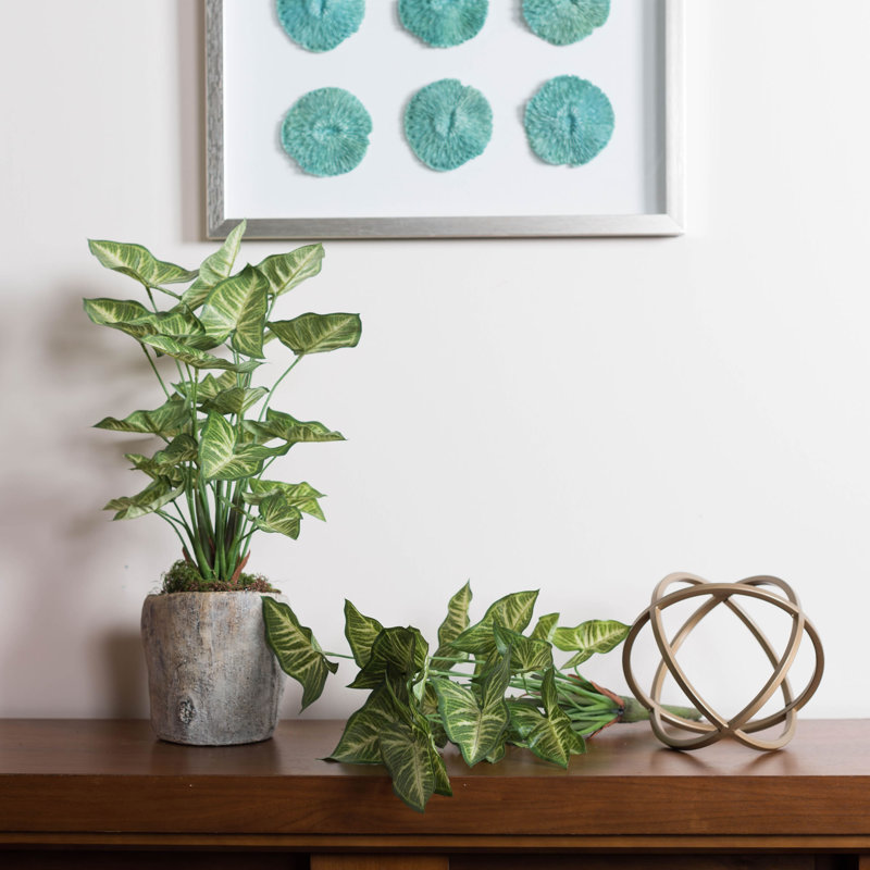 Plante artificielle à feuillage de bureau