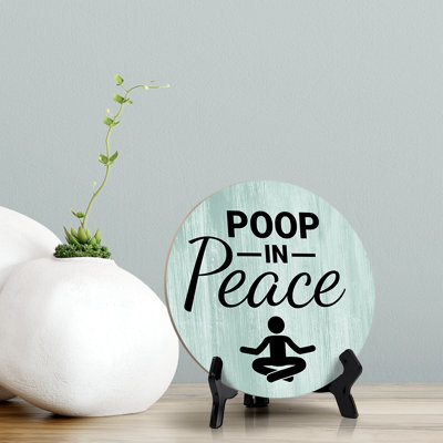 Enseigne décorative pour table de salle de bain