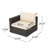 Josselyn 4 - Person Modular Patio Conversation Set with Cushions-1802343716