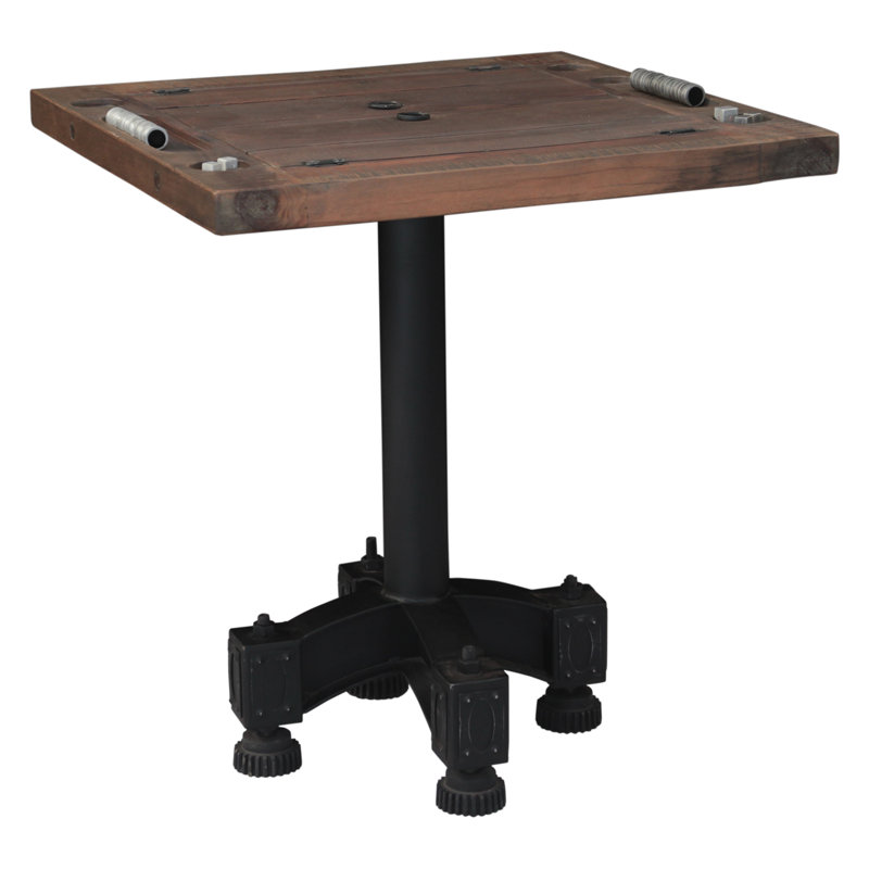 Rustic Revival 28" Backgammon Game Table