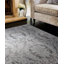 Tapis gris à motif floral Rummond-31522753