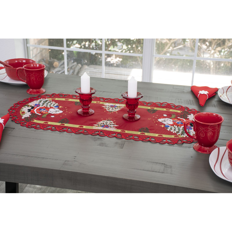 Chemin de table Joswick Santa Claus, 35 po x 16 po