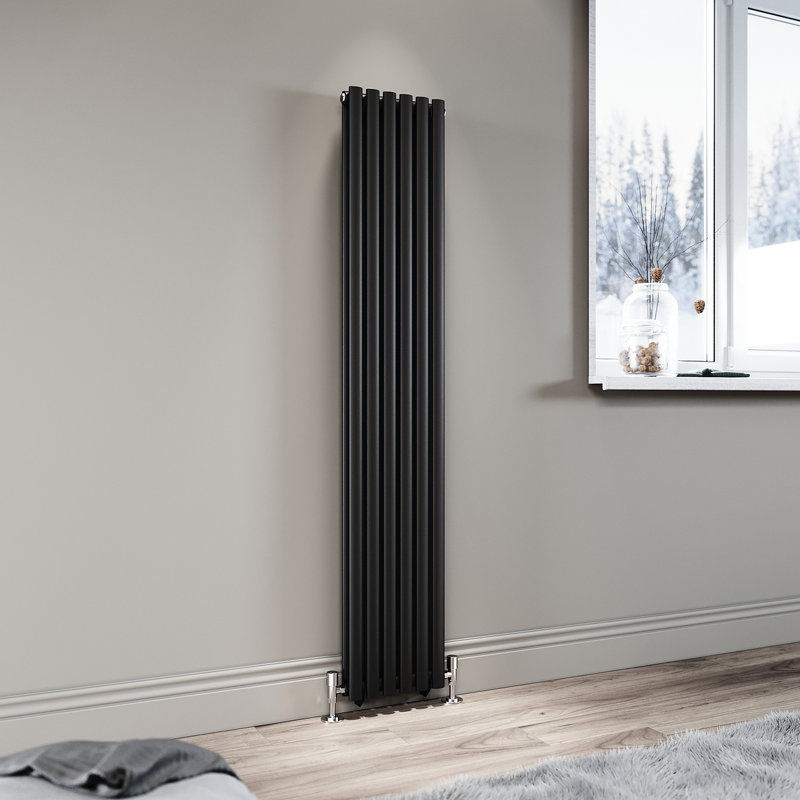 Blau Horizontal Designer Radiator, 160cm H x 35.9cm W x 10.9cm D