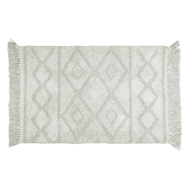 Adarra Cotton Non-Slip Bath Mat