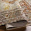 Tapis oriental en polyester tissé à la machine en rouille / beige-70926990