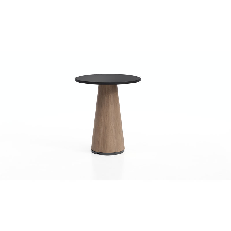 Table de café Ember, 36" x 36" x 41", Black, European Beech