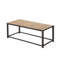 Table basse, accent, cocktail, rectangulaire, salon, L 42 po, métal, carrelage-972921294