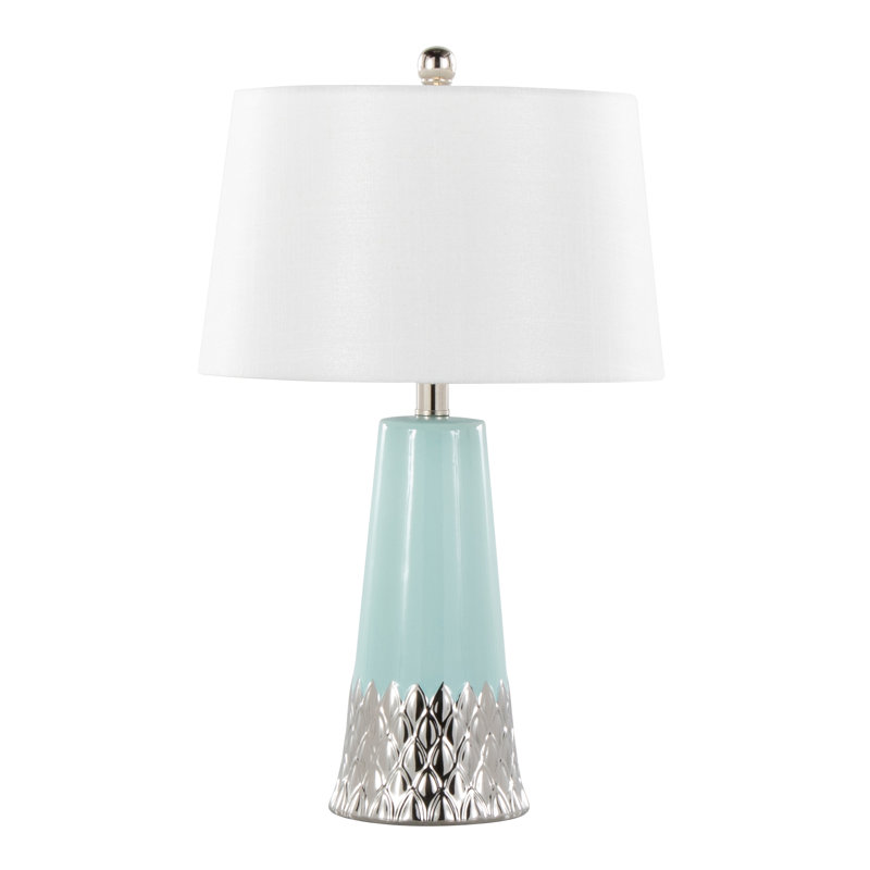 Ceramic Table Lamp, Blue