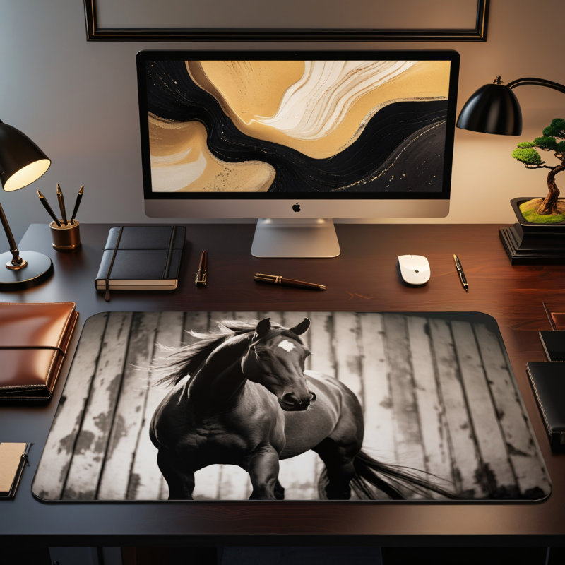 Polyester Desk Pad, 14.4x12.1