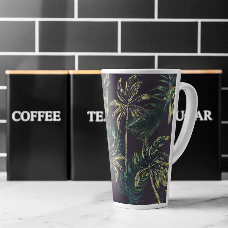 Palm On Latte Mug