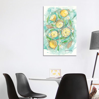 Make Lemonade by Jessica Mingo - Wrapped Canvas Painting