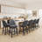 Vintage Upholstered Swivel Bar Stool with Solid Wood Legs-248063034