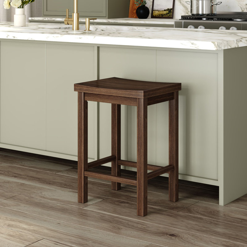 Stool Counter Height (24in), Walnut, Counter Stool (24” Seat Height)