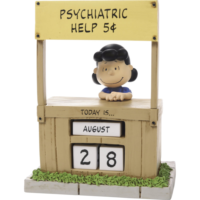Peanuts Psychiatric Help 5¢ Resin Calendar