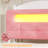 Upholstered Platform Bed Frame With 2 Storage Drawers, Velvet Princess Bed With Led Lights And Charging Station, No Box Spring Needed, Pink-1849847742