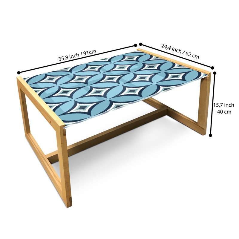 Jakiaya Sled Coffee Table, 90cm H x 62cm W x 40cm D