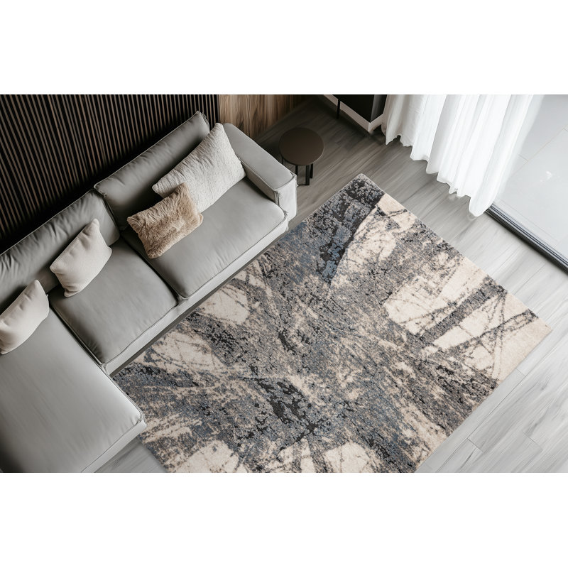 Annalis Abstract Area Rug, Rectangle 160 x 230cm