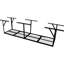 Support de rangement réglable pour garage noir robuste de 2 pi x 8 pi, 450 lb, hauteur de chute de 22 po à 40 po, surface en métal de 52 po Pi., Optimiser la capacité