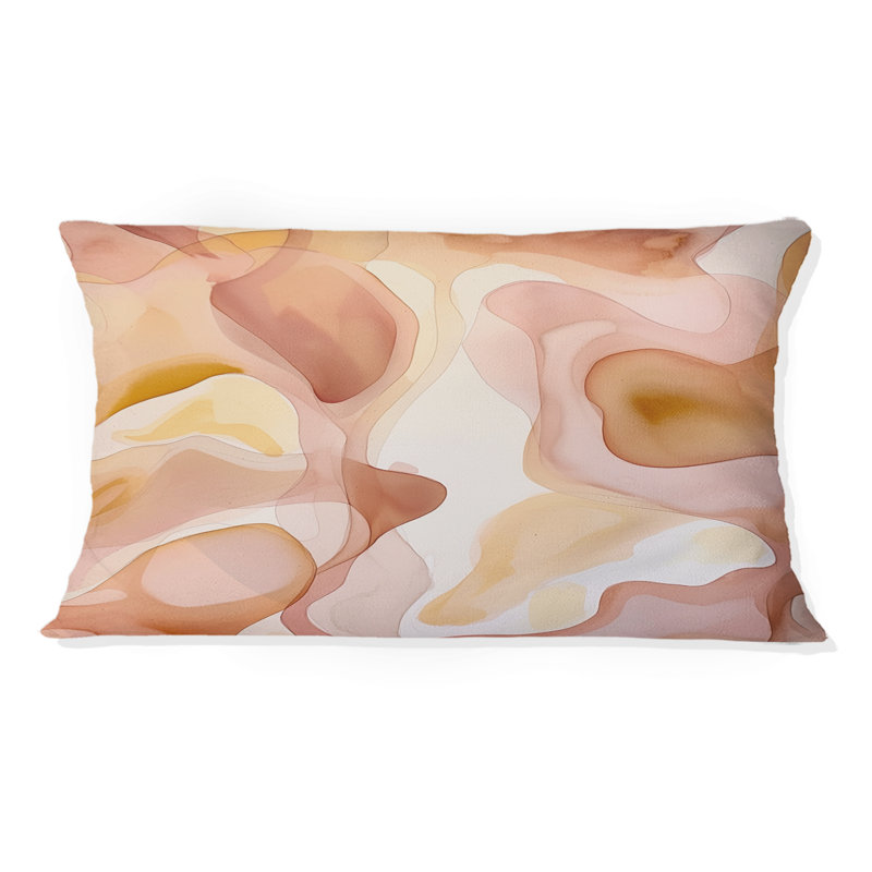 Coussin Nutshell Abstractions Abstract Watercolor II - Abstract Shapes