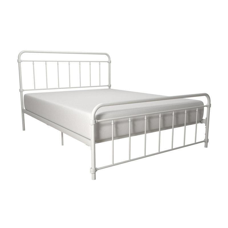 Aanya Bed, Double (4'6), White