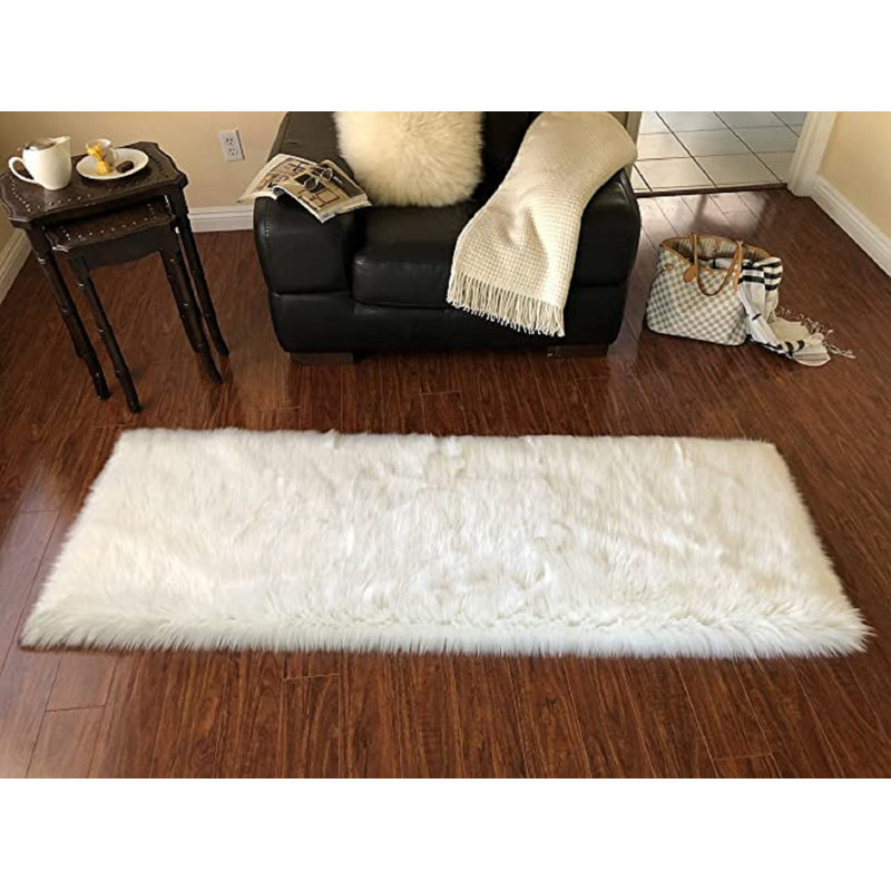 Sheepskin Indoor Rug, Runner 2' x 6'