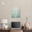 Pale Green Waterlilies Canvas Boho Minimalist Abstract by Art Remedy-104438969-104438978