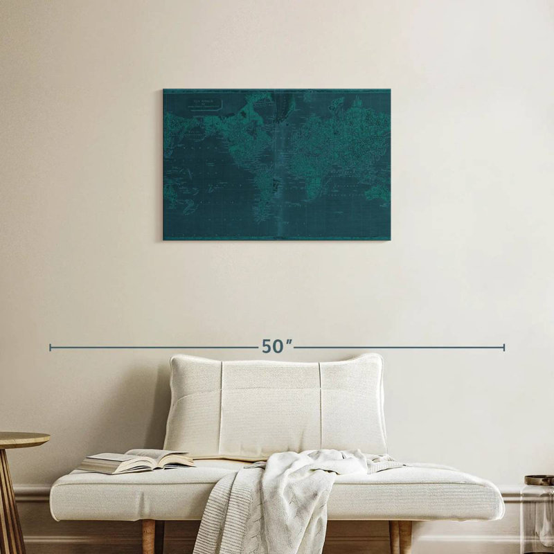 Aliaz Across The Map, 20" H x 30" W