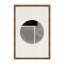 Abstract Minimalist Round by  - Picture Frame Painting on Paper-131292178-131292180-131292190
