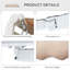 Dakota Fields 395cm W x 250cm D Fabric Cover Retractable Patio Awning-390596691