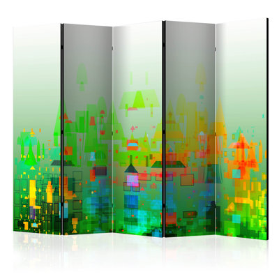 Goldy Solid Wood Folding Room Divider