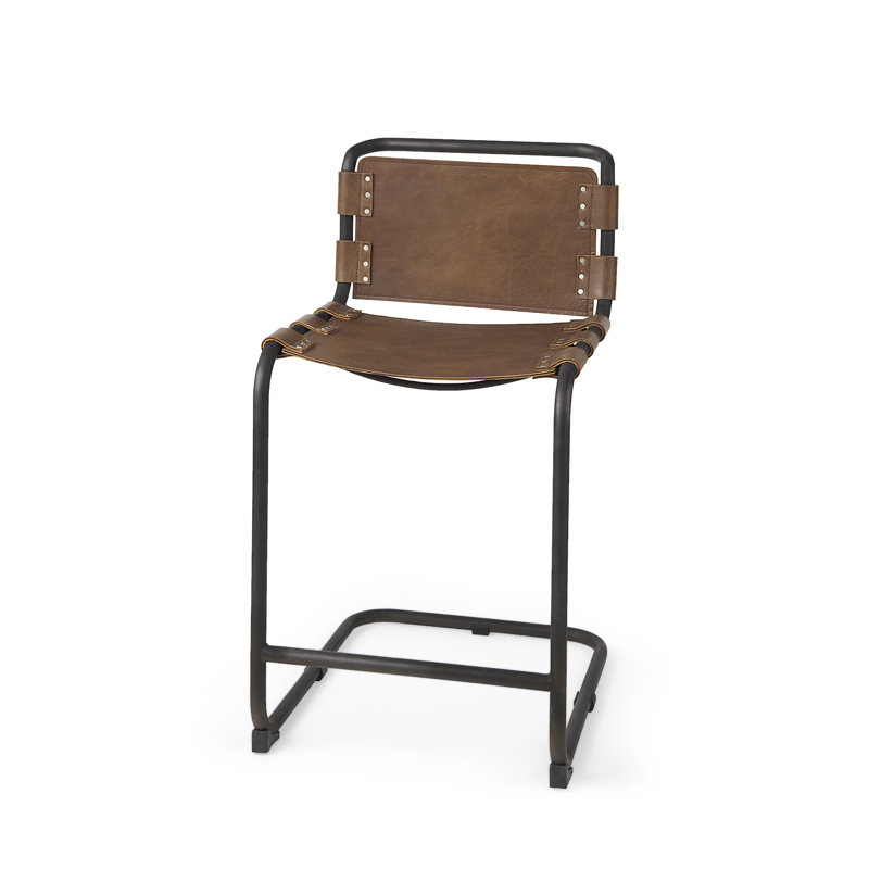 Tabouret de bar et de comptoir Otelia, Brun pâle