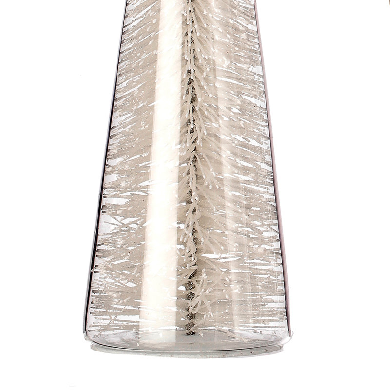 7/11/13" Bristle In Glass Tree Set of 3