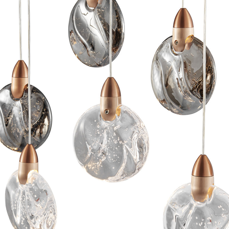 Lustre Dimmable Integrated LED Rectangular Chandelier