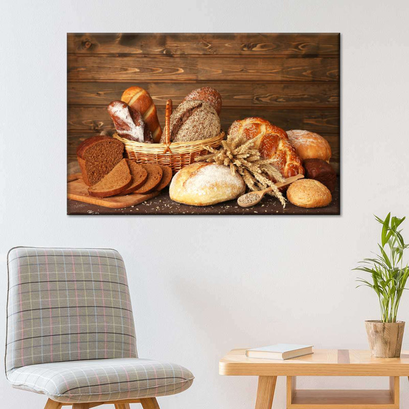 Bread Assortment Canvas Print, 16" H x 24" W x 1.25" D