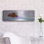 Art mural luxueux en métal «Barn 2» par Bebe Keith, 36 po x 12 po