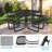 Darreyl 8-Person 46" Square Metal Outdoor Picnic Table-1879187843