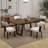Solid Wood Dining Table Set Farmhouse Extendable Dining Table And Upholstered Chair For Dining Room/Kitchen-110843353-110843346-110843350