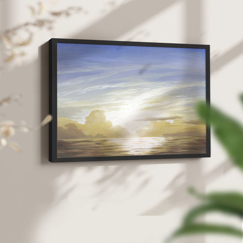 «Luminous Waters III», reproduction encadrée, H 8 po x l 10 po, Noir, noir, noir, noir