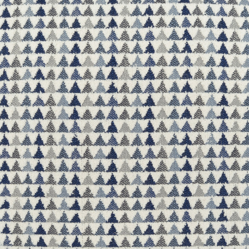 Zia Throw Pillow, 24"H x 24"W, Indigo