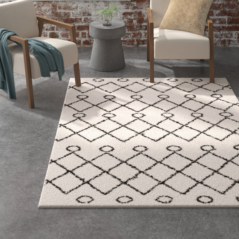Joakim Geometric Indoor Rug, Rectangle 6'7" x 9'